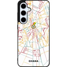 Samsung Galaxy S24 FE Case Hülle - Silikon schwarz Ghana 2026 personalisierbares Fussballtrikot