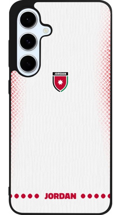Samsung Galaxy S24 FE Case Hülle - Silikon schwarz Jordanien 2026 personalisierbares Fussballtrikot