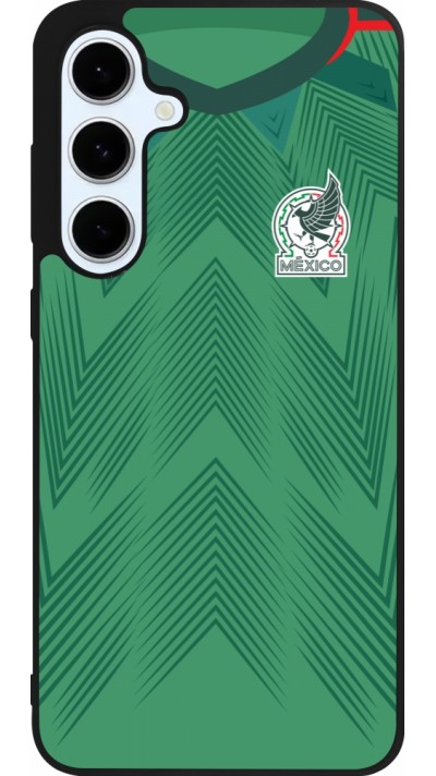 Samsung Galaxy S24 FE Case Hülle - Silikon schwarz Mexiko 2022 personalisierbares Fussballtrikot Samsung Galaxy S24 FE Case Hülle - Silikon schwarz Mexiko 2022 personalisierbares Fussballtrikot
