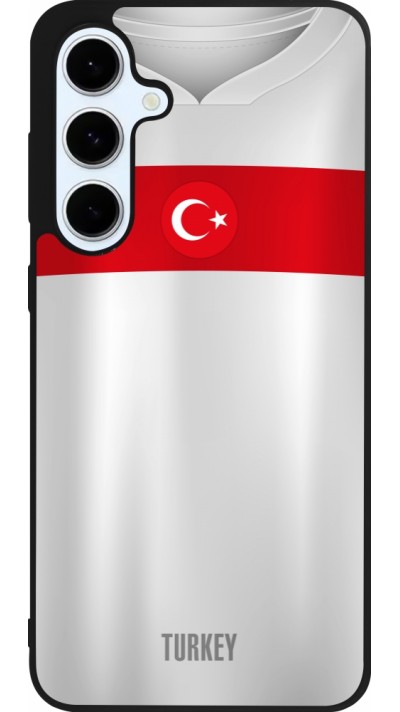Samsung Galaxy S24 FE Case Hülle - Silikon schwarz Türkei personalisierbares Fussballtrikot Samsung Galaxy S24 FE Case Hülle - Silikon schwarz Türkei personalisierbares Fussballtrikot