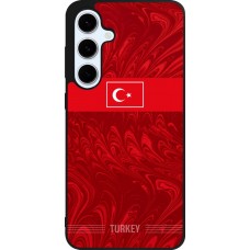 Samsung Galaxy S24 FE Case Hülle - Silikon schwarz Türkei 2026 personalisierbares Fussballtrikot