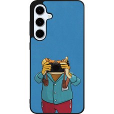 Samsung Galaxy S24 FE Case Hülle - Silikon schwarz Frog with camera DTMF