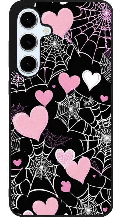 Samsung Galaxy S24 FE Case Hülle - Silikon schwarz Halloween 2024 girly Samsung Galaxy S24 FE Case Hülle - Silikon schwarz Halloween 2024 girly