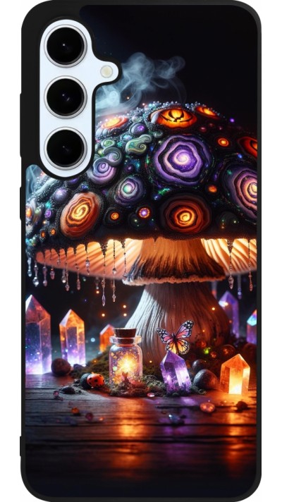 Samsung Galaxy S24 FE Case Hülle - Silikon schwarz Halloween Zaubertrank Magie Samsung Galaxy S24 FE Case Hülle - Silikon schwarz Halloween Zaubertrank Magie