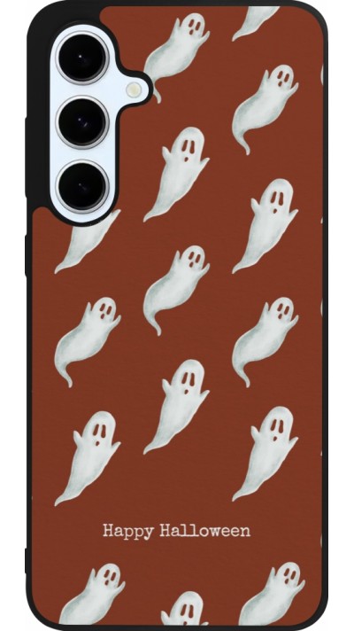 Samsung Galaxy S24 FE Case Hülle - Silikon schwarz Halloween 2025 Pattern of ghosts Samsung Galaxy S24 FE Case Hülle - Silikon schwarz Halloween 2025 Pattern of ghosts