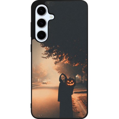 Samsung Galaxy S24 FE Case Hülle - Silikon schwarz Halloween 2025 Scream