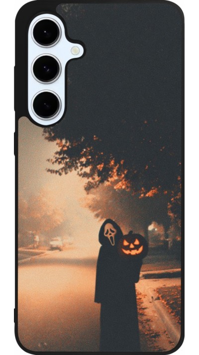 Samsung Galaxy S24 FE Case Hülle - Silikon schwarz Halloween 2025 Scream Samsung Galaxy S24 FE Case Hülle - Silikon schwarz Halloween 2025 Scream