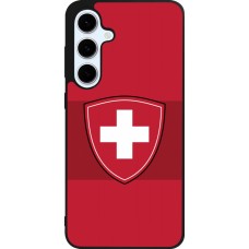 Samsung Galaxy S24 FE Case Hülle - Silikon schwarz Hockey World Championship Ecusson Suisse