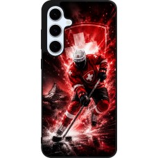 Samsung Galaxy S24 FE Case Hülle - Silikon schwarz Hockey World Championship Player