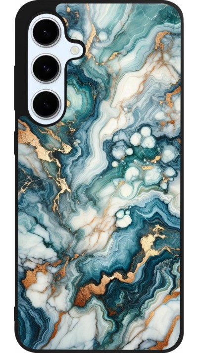 Samsung Galaxy S24 FE Case Hülle - Silikon schwarz Grüner Blauer Goldener Marmor Samsung Galaxy S24 FE Case Hülle - Silikon schwarz Grüner Blauer Goldener Marmor