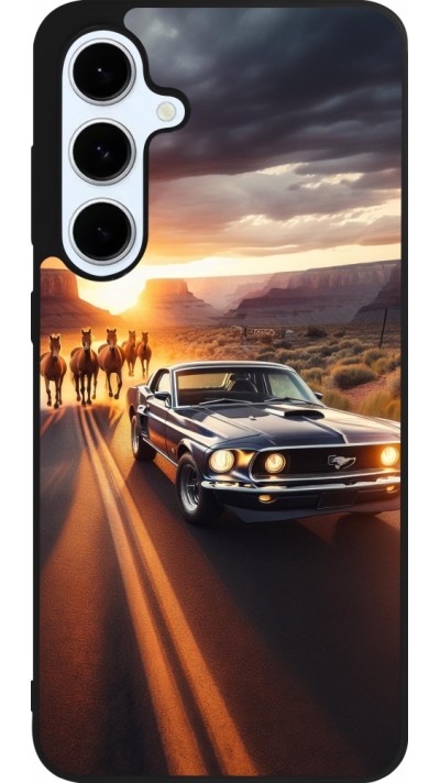 Samsung Galaxy S24 FE Case Hülle - Silikon schwarz Mustang 69 Grand Canyon Samsung Galaxy S24 FE Case Hülle - Silikon schwarz Mustang 69 Grand Canyon