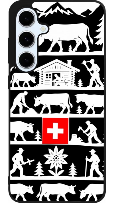 Samsung Galaxy S24 FE Case Hülle - Silikon schwarz Poya Schweiz 1 schwarz