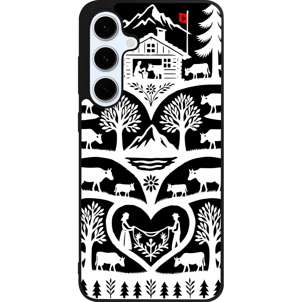 Samsung Galaxy S24 FE Case Hülle - Silikon schwarz Poya Schweiz 2 schwarz