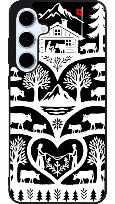 Samsung Galaxy S24 FE Case Hülle - Silikon schwarz Poya Schweiz 2 schwarz