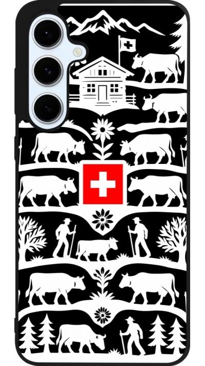 Samsung Galaxy S24 FE Case Hülle - Silikon schwarz Poya Schweiz 3 schwarz