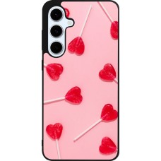 Coque Samsung Galaxy S24 FE - Silicone rigide noir Saint Valentines Day 26 Lollipop