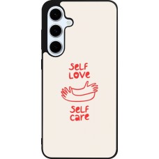Coque Samsung Galaxy S24 FE - Silicone rigide noir Saint Valentines Day 26 Self love self care