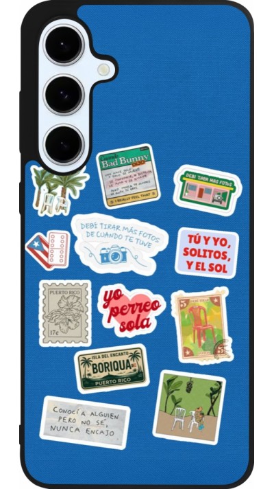 Samsung Galaxy S24 FE Case Hülle - Silikon schwarz Seals of the Dominican Republic DTMF