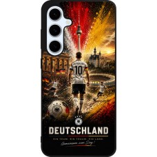 Samsung Galaxy S24 FE Case Hülle - Silikon schwarz Fussball Deutschland splash 2026