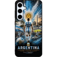 Samsung Galaxy S24 FE Case Hülle - Silikon schwarz Fussball Argentinien splash 2026