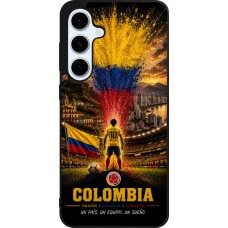Samsung Galaxy S24 FE Case Hülle - Silikon schwarz Fussball Kolumbien splash 2026