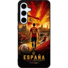Samsung Galaxy S24 FE Case Hülle - Silikon schwarz Fussball Espanien splash 2026