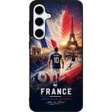 Samsung Galaxy S24 FE Case Hülle - Silikon schwarz Fussball Frankreich splash 2026