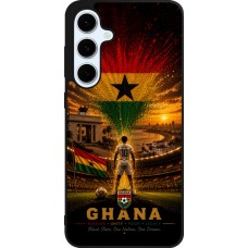 Samsung Galaxy S24 FE Case Hülle - Silikon schwarz Fussball Ghana splash 2026