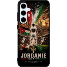 Samsung Galaxy S24 FE Case Hülle - Silikon schwarz Fussball Jordanien splash 2026