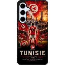Samsung Galaxy S24 FE Case Hülle - Silikon schwarz Fussball Tunesien splash 2026