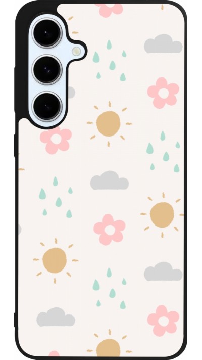 Samsung Galaxy S24 FE Case Hülle - Silikon schwarz Spring 23 weather