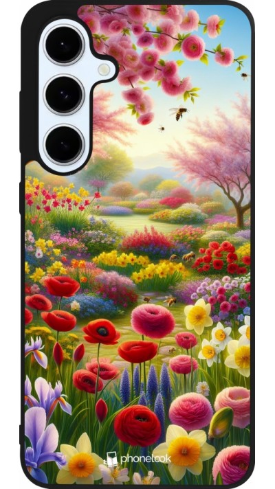 Samsung Galaxy S24 FE Case Hülle - Silikon schwarz Frühling 25 Strauß Frühling Samsung Galaxy S24 FE Case Hülle - Silikon schwarz Frühling 25 Strauß Frühling