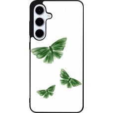Samsung Galaxy S24 FE Case Hülle - Silikon schwarz Butterflies 2026