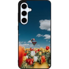 Samsung Galaxy S24 FE Case Hülle - Silikon schwarz Hot air balloon 2026