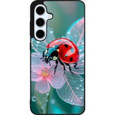 Samsung Galaxy S24 FE Case Hülle - Silikon schwarz Ladybird in bloom 2026