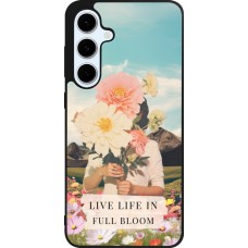 Samsung Galaxy S24 FE Case Hülle - Silikon schwarz Live life in full moon 2026