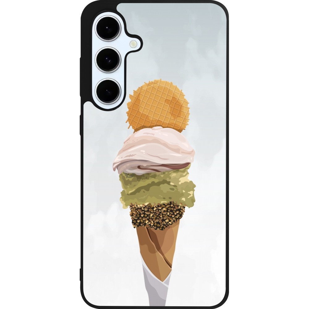 Samsung Galaxy S24 FE Case Hülle - Silikon schwarz Summer 2025 Cornet