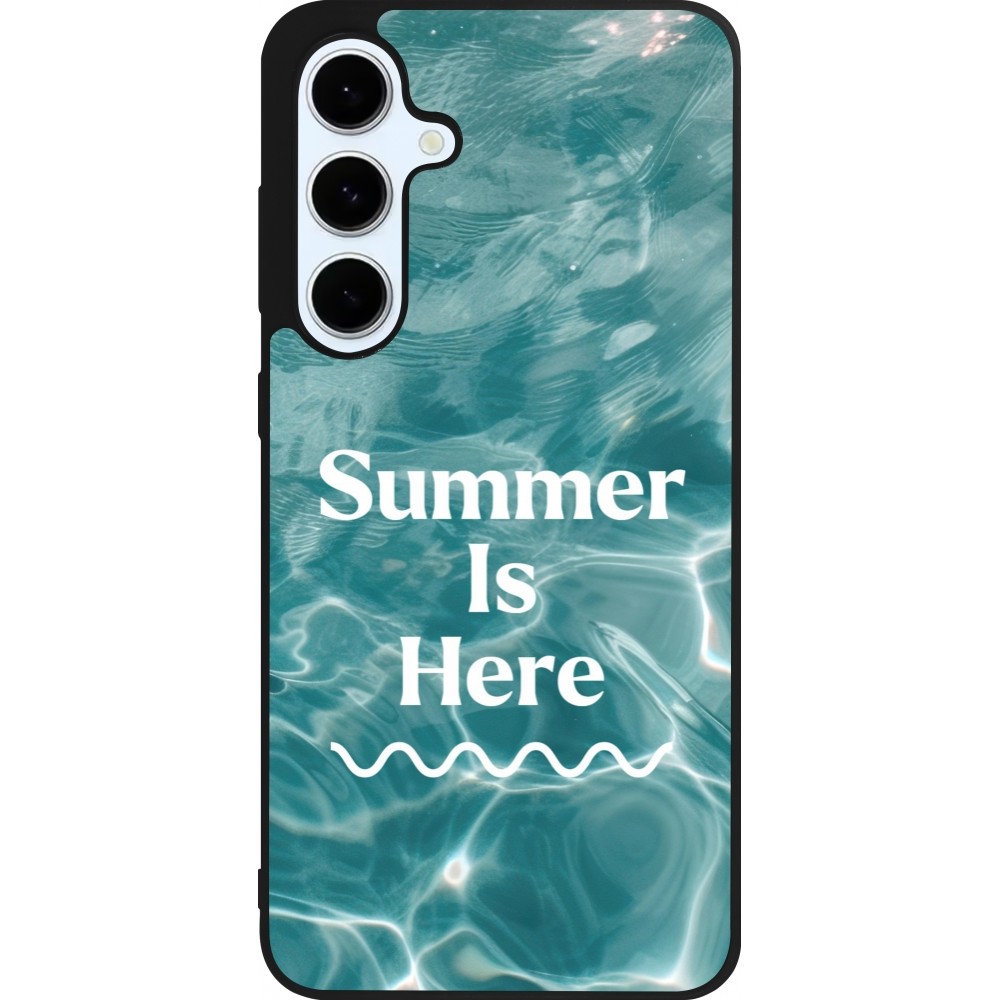 Samsung Galaxy S24 FE Case Hülle - Silikon schwarz Summer 2025 Summer is here