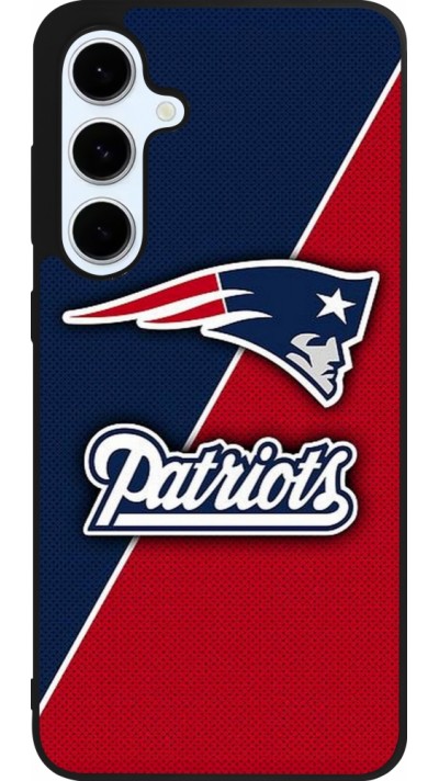 Samsung Galaxy S24 FE Case Hülle - Silikon schwarz Super Bowl 26 Patriots 1