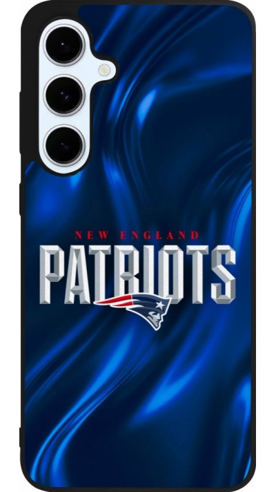 Samsung Galaxy S24 FE Case Hülle - Silikon schwarz Super Bowl 26 Patriots 2