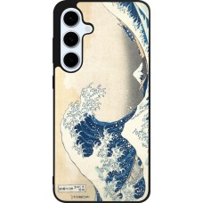 Samsung Galaxy S24 FE Case Hülle - Silikon schwarz Kunstbild - Die große Welle vor Kanagawa - Hokusai