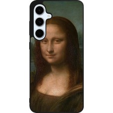 Samsung Galaxy S24 FE Case Hülle - Silikon schwarz Kunstbild - Mona Lisa - Leonardo de Vinci