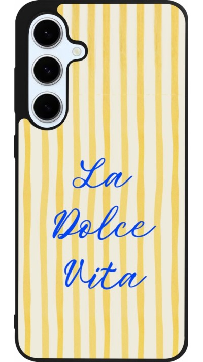 Samsung Galaxy S24 FE Case Hülle - Silikon schwarz The good life 2026