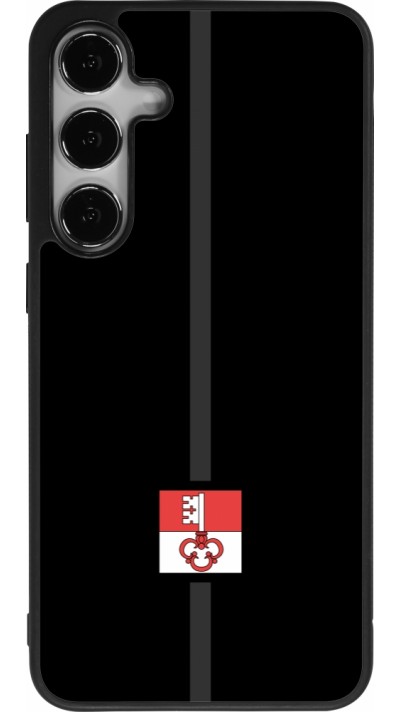 Samsung Galaxy S24+ Case Hülle - Silikon schwarz Kanton OW schwarz