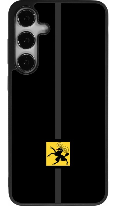 Samsung Galaxy S24+ Case Hülle - Silikon schwarz Kanton SH schwarz