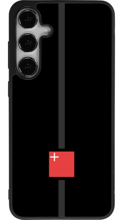 Samsung Galaxy S24+ Case Hülle - Silikon schwarz Kanton SZ schwarz