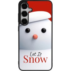 Samsung Galaxy S24+ Case Hülle - Silikon schwarz Christmas 25 Xmas Snowman