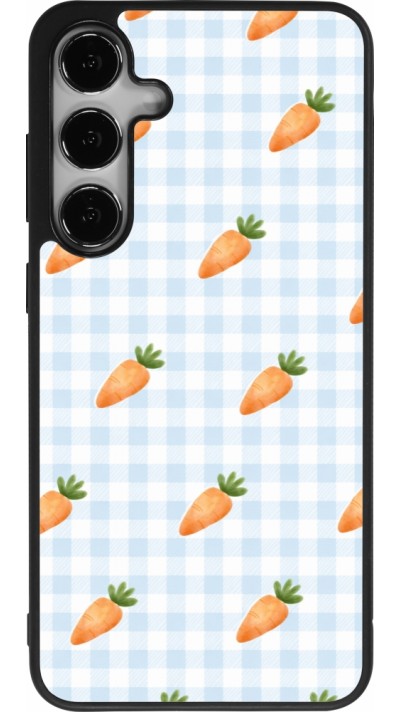 Samsung Galaxy S24+ Case Hülle - Silikon schwarz Easter 2026 Pattern carrots