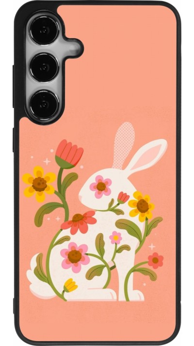 Samsung Galaxy S24+ Case Hülle - Silikon schwarz Easter 2026 Rabbit collage