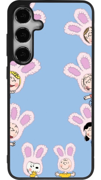 Samsung Galaxy S24+ Case Hülle - Silikon schwarz Easter 2026 Snoopy